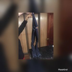 Denim Knee High (Wide calf ) boots